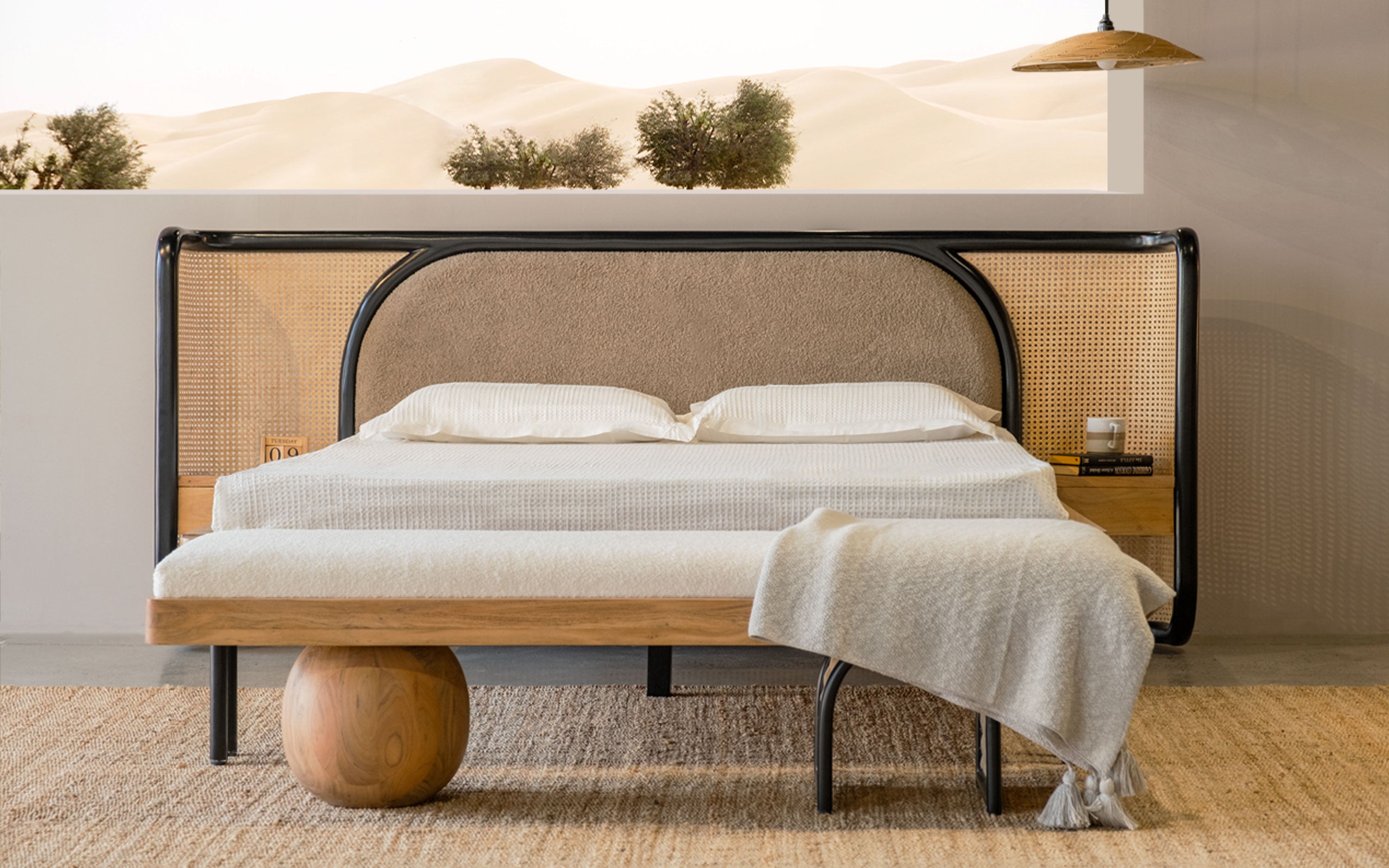 Andaman bed design furniture. Andaman simple wooden bed design. Andaman wooden double bed design. OT Home