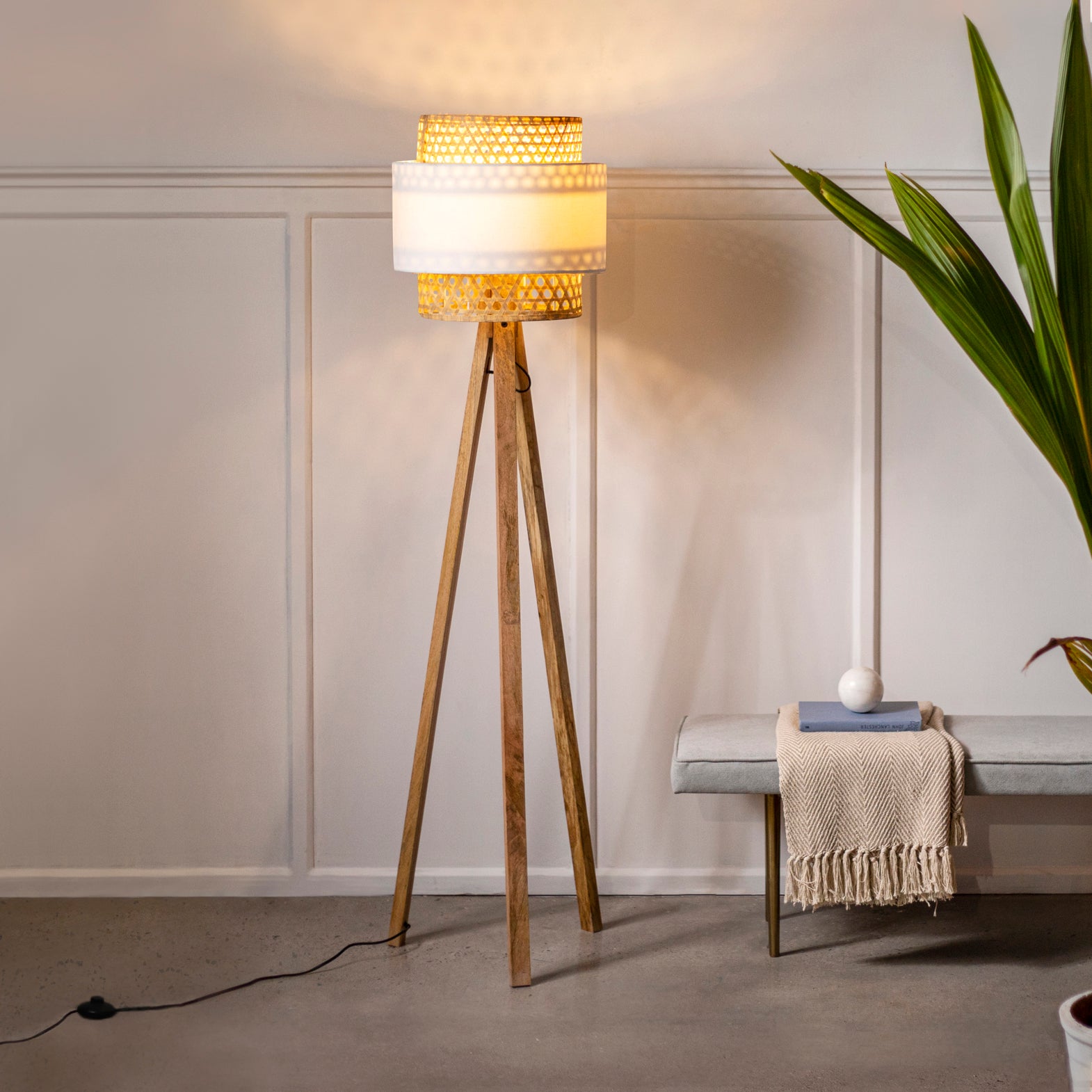 Canna Floor Lamp Double