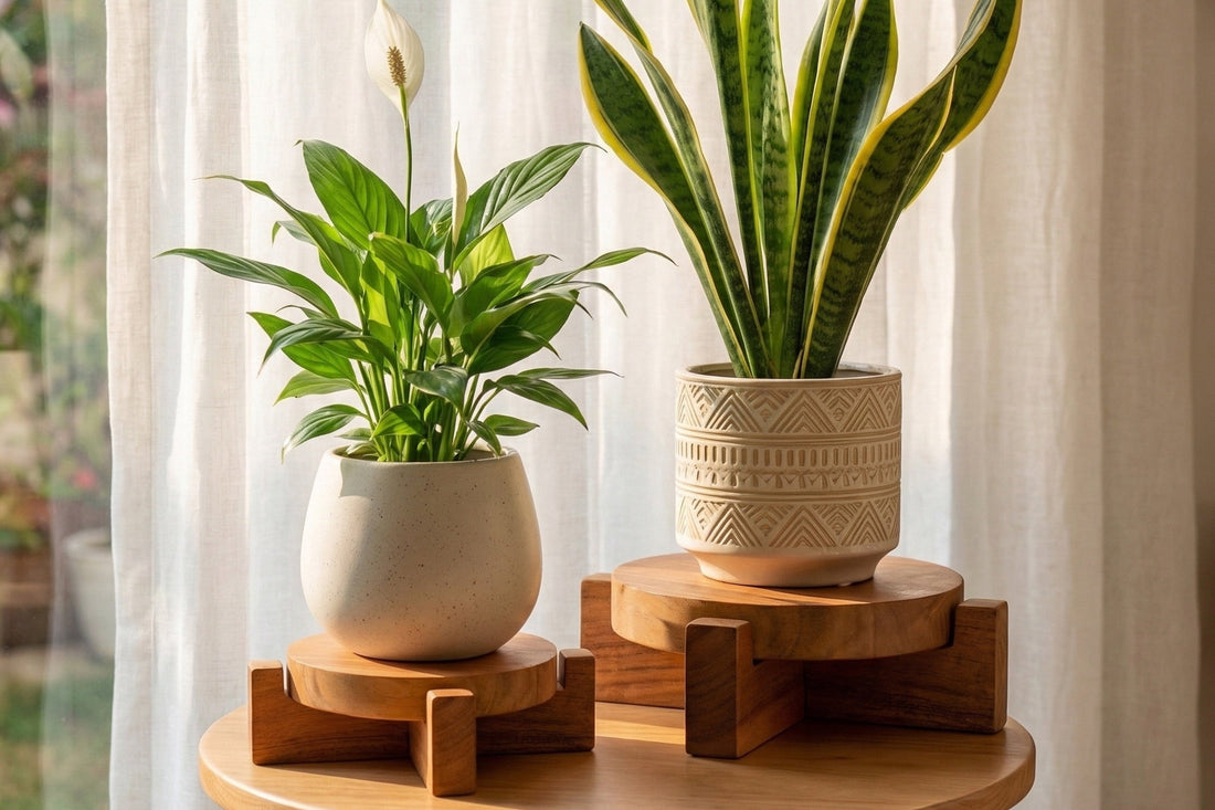 Corner Decoration Ideas for Living Room -Orange Tree