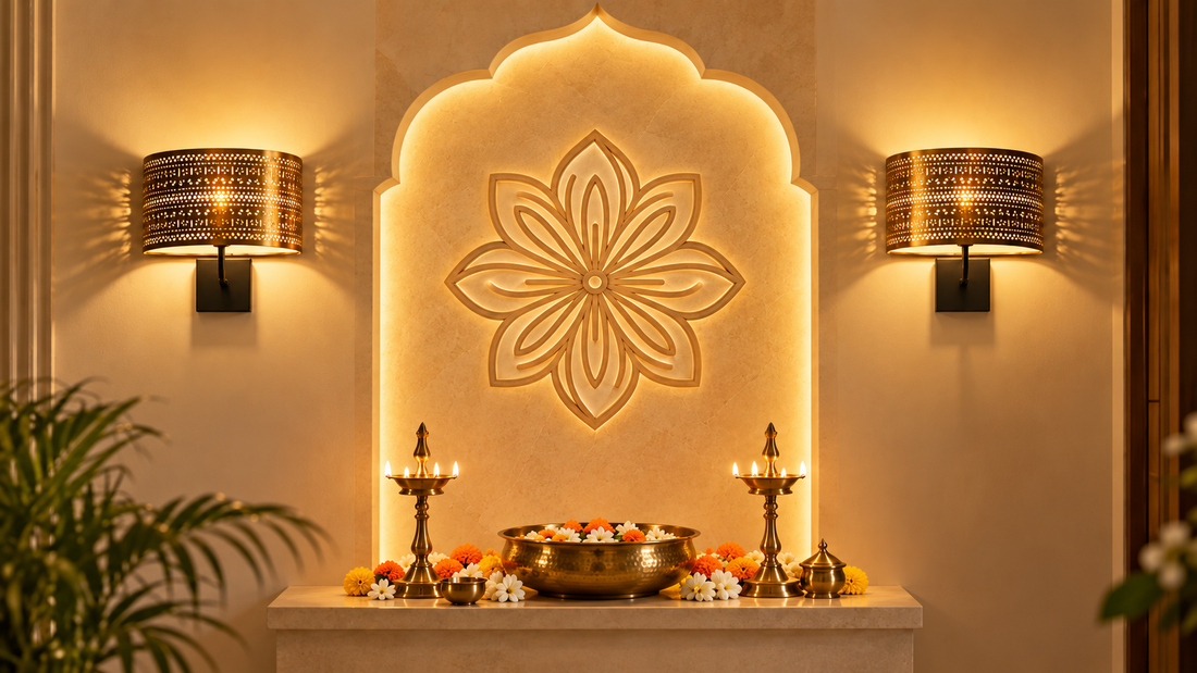 Pooja Room Lighting Ideas That Make Your Mandir Feel Truly Divine
