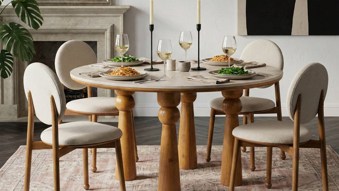 Dining Table Guide for Hyderabad Apartments: How to Choose the Right Size, Shape & Seating
