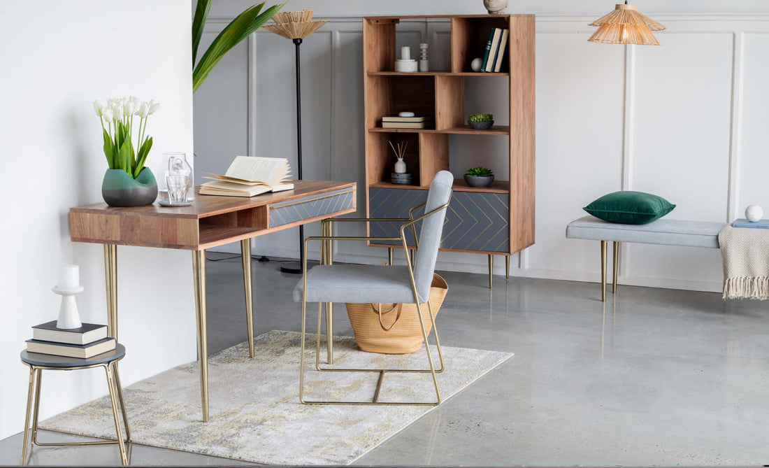 Stylish and Functional Study Table Design for Modern Home - Orange Tree Home Pvt. Ltd.