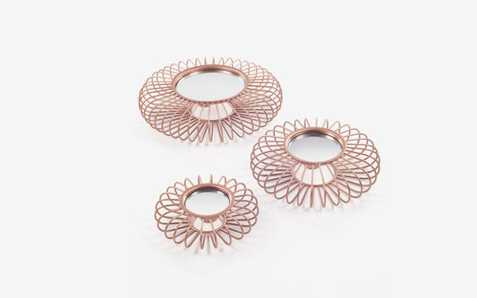 Round shape metal wall art for living room