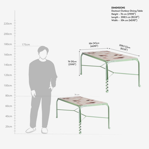 Dastoori Outdoor Dining Table