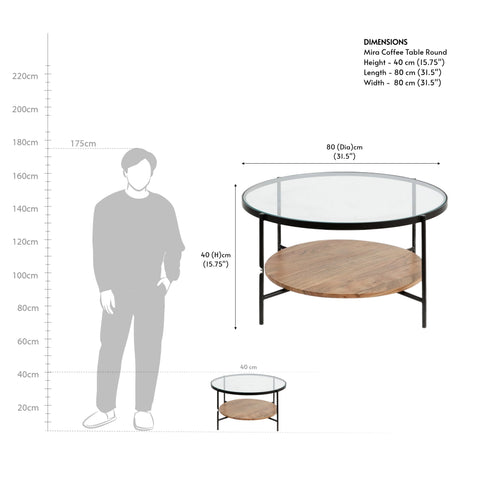 Mira Coffee Table Round