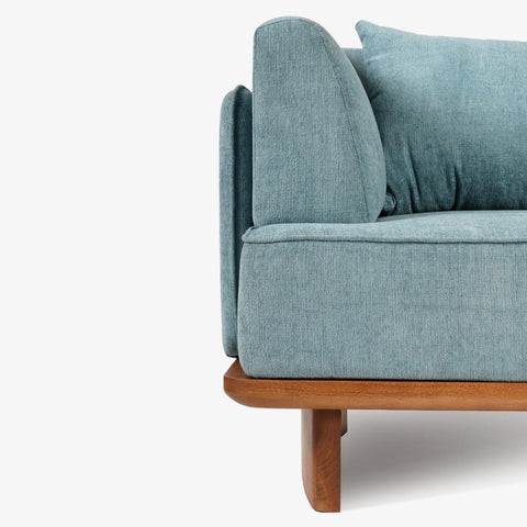 Anish 2 Seater Sofa Blue