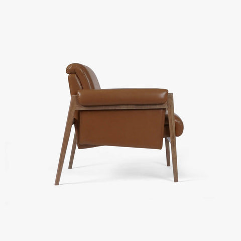 Mai Solid Wood Lounge Sofa Chair