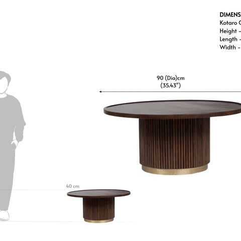 Kotaro Gold Coffee Table