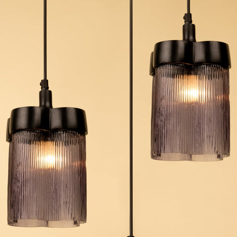 Furrow Cluster of 3 Hanging Lamp
