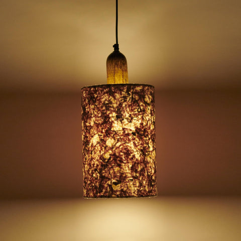 Flake Hanging Lamp Beige Tall - Orange Tree Home Pvt. Ltd.