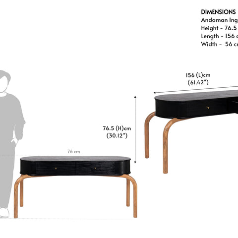 Andaman Inglis Console Table Small