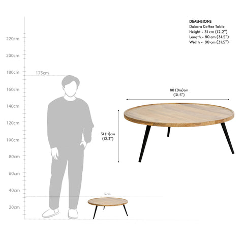 Dakara Round Coffee Table