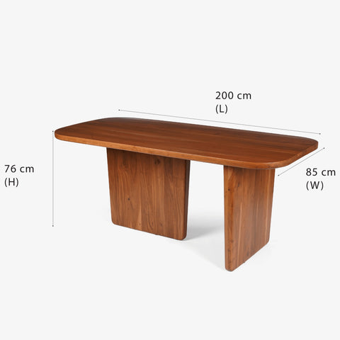 Attica Dining Table With 6 Attica Chairs