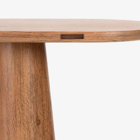 Hump Oak Wood Console Table
