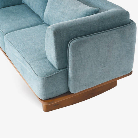 Anish 2 Seater Sofa Blue