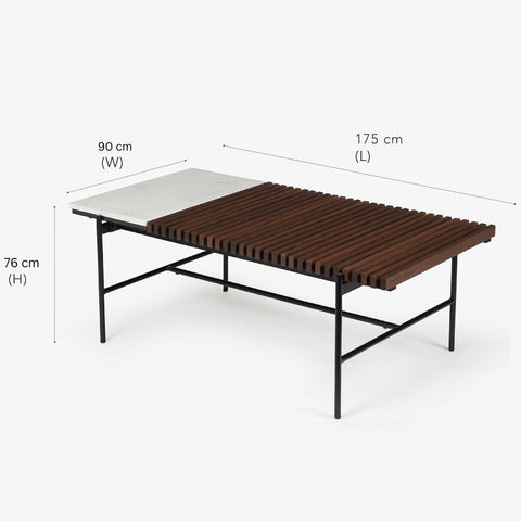 Covent Garden Outdoor Dining Table With 6 Chairs