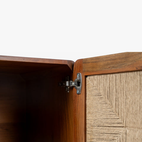 Abacus Wooden Bedside Table