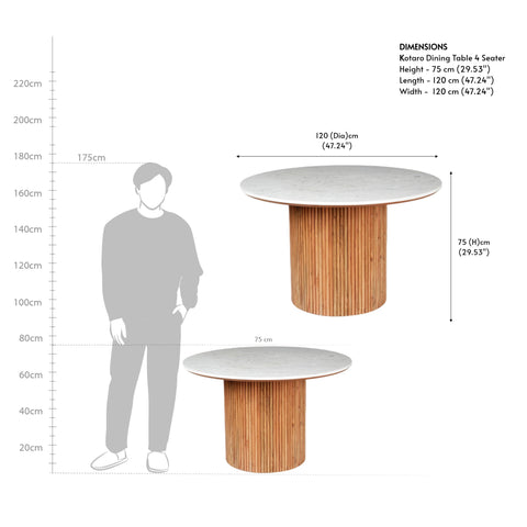 Kotaro Dining Table 4 Seater