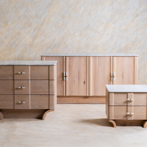 Dune Side Board with Marble Top