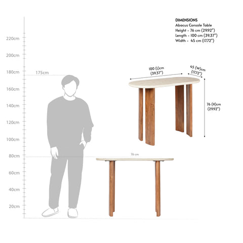 Abacus Console Table