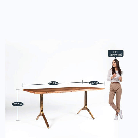 Yoho Dining Table With 4 Chairs and Bench
