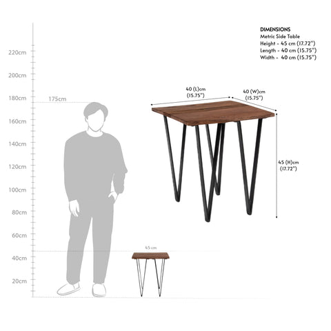 Metric Side Table