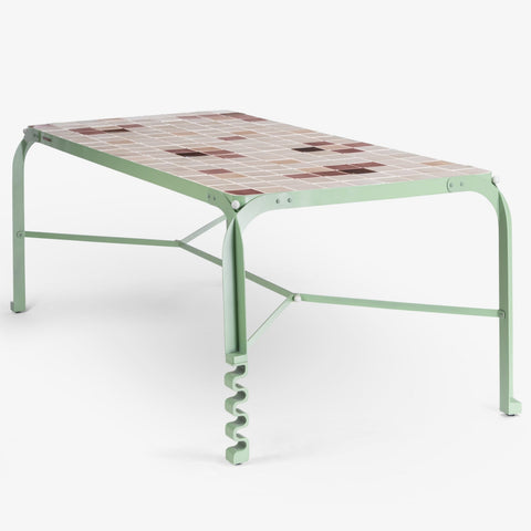 Dastoori Outdoor Dining Table with 6 Chairs