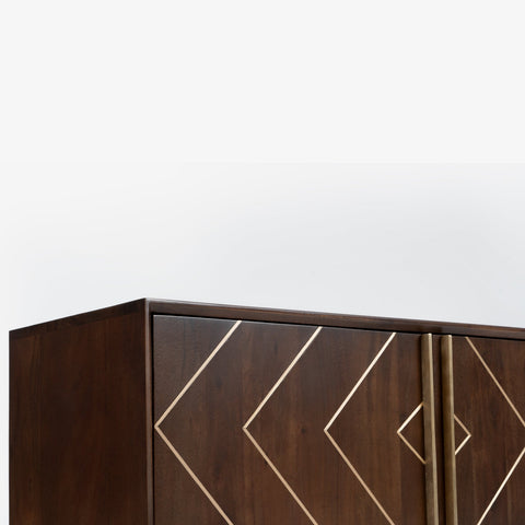 Toshi Gold TV Unit