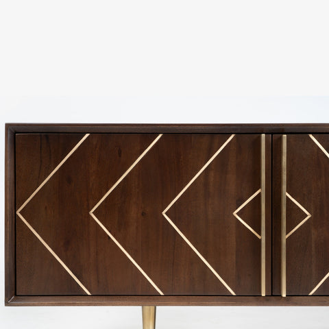 Toshi Gold TV Unit