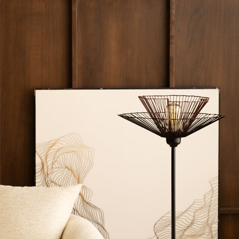 Klimt Black Floor Lamp