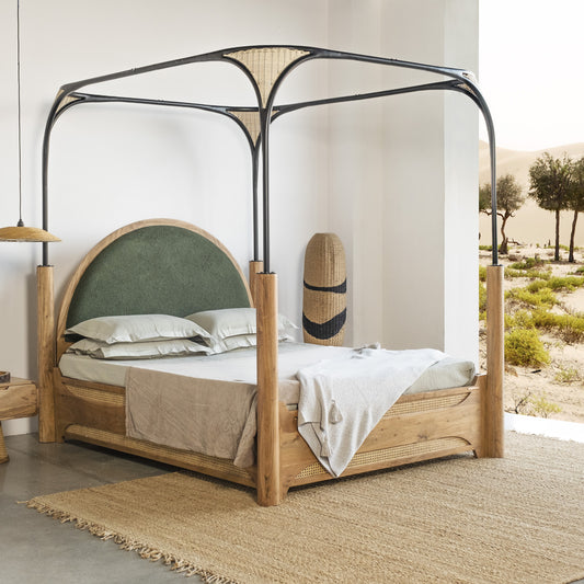 Andaman wooden furniture. Andaman canopy bed designs. OT Home
