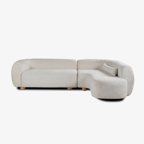 Rivva 2-Piece Wedge Chaise Sectional Sofa