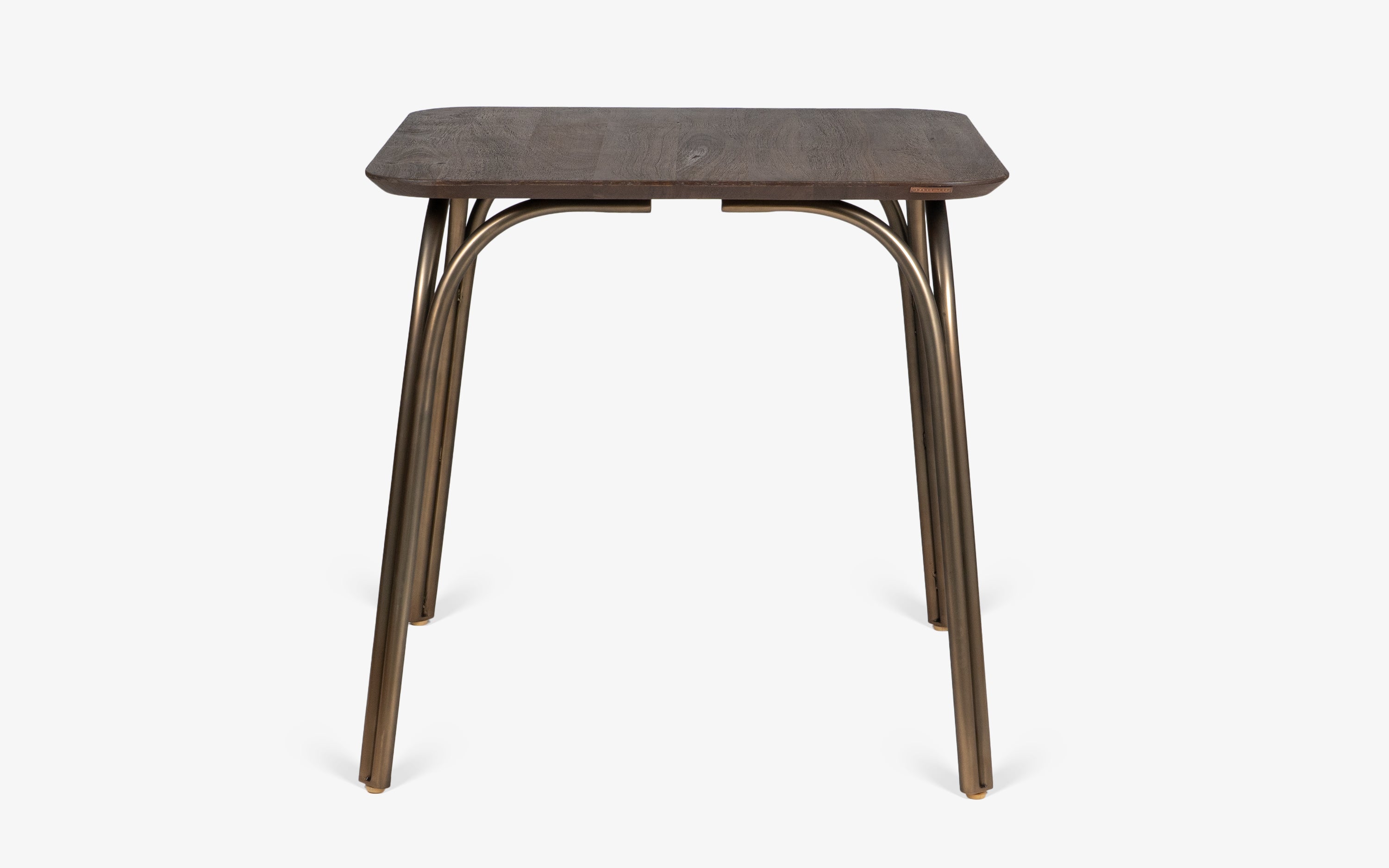 Arco Outdoor Dining Table Square - Close shot - from right angle - Orange Tree