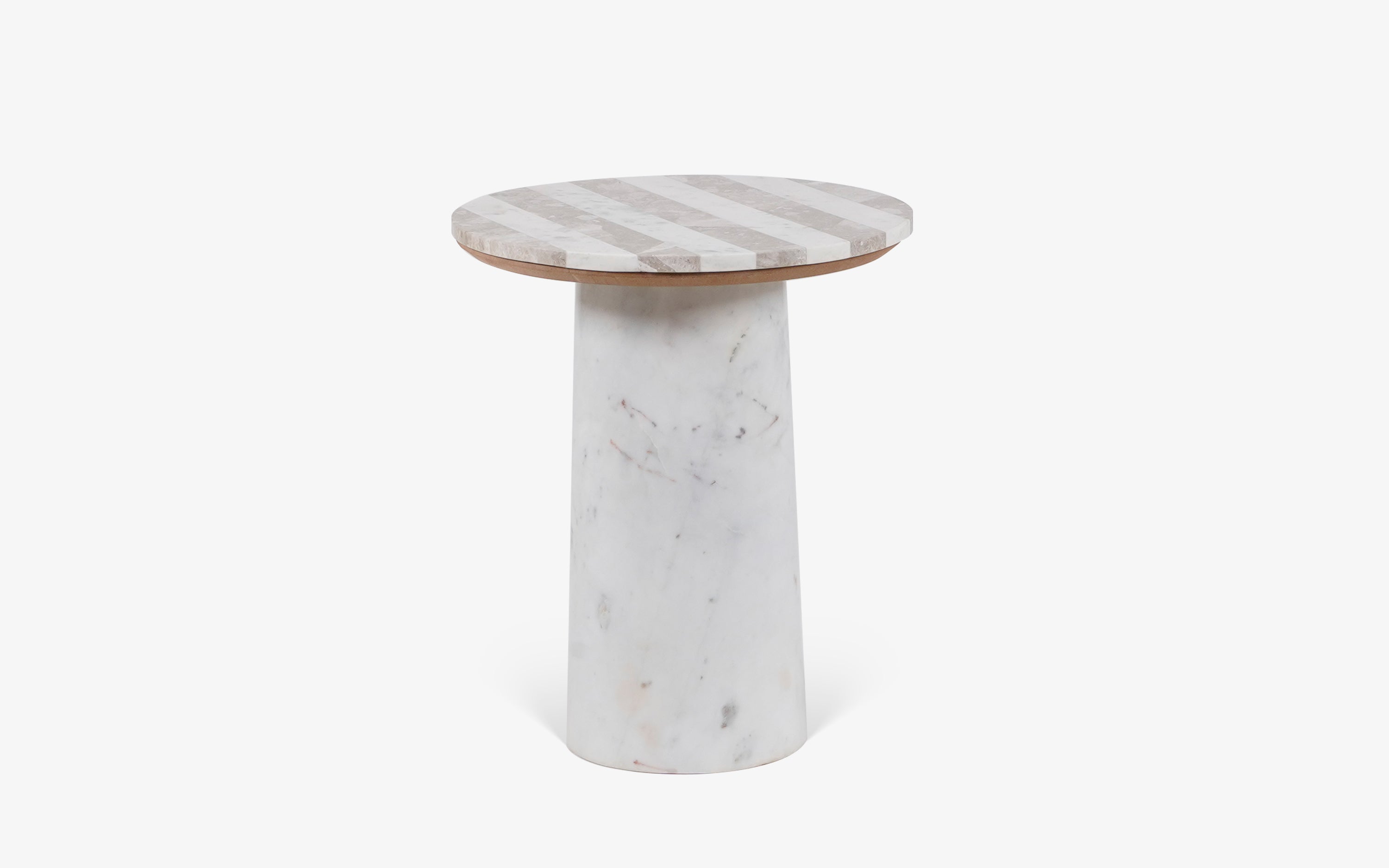 Mallow Side Table - with white background - Orange Tree
