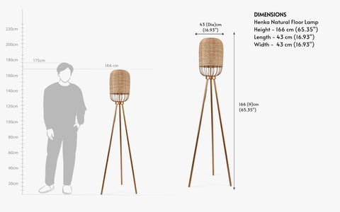 Henka Natural Floor Lamp