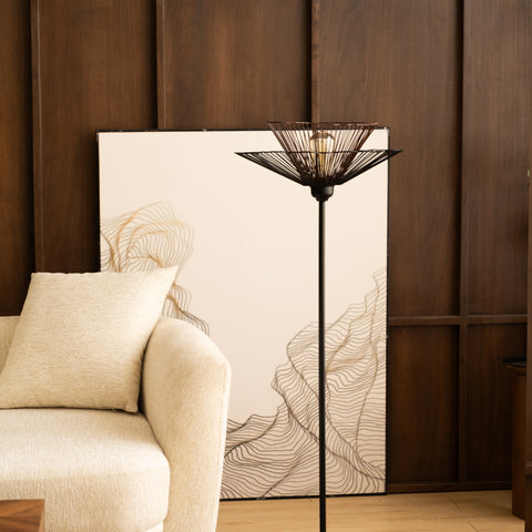 Klimt Black Floor Lamp