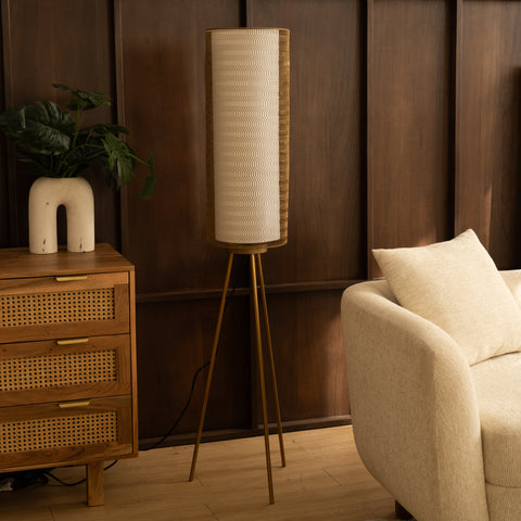 Rhombus Floor Lamp Gold