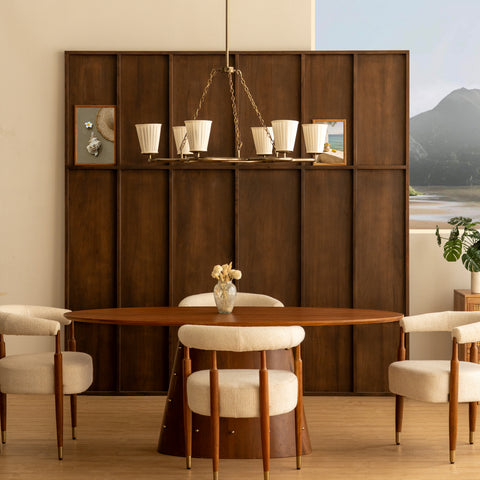 Modern dining room chandelier