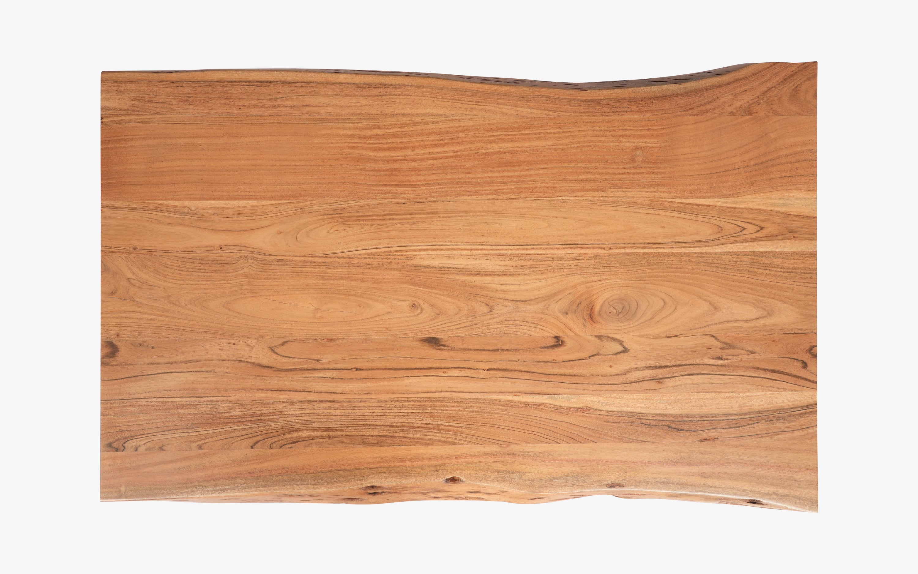 Yoho Live Edge Rectangle Coffee Table | Acacia Wood - with white background - Orange Tree