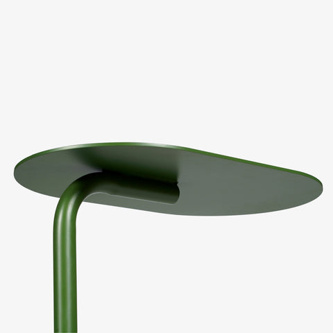 top closeup view of outdoor drink table