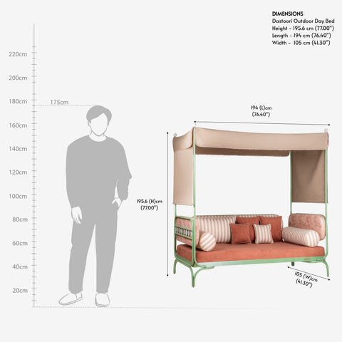 Dastoori Outdoor Day Bed