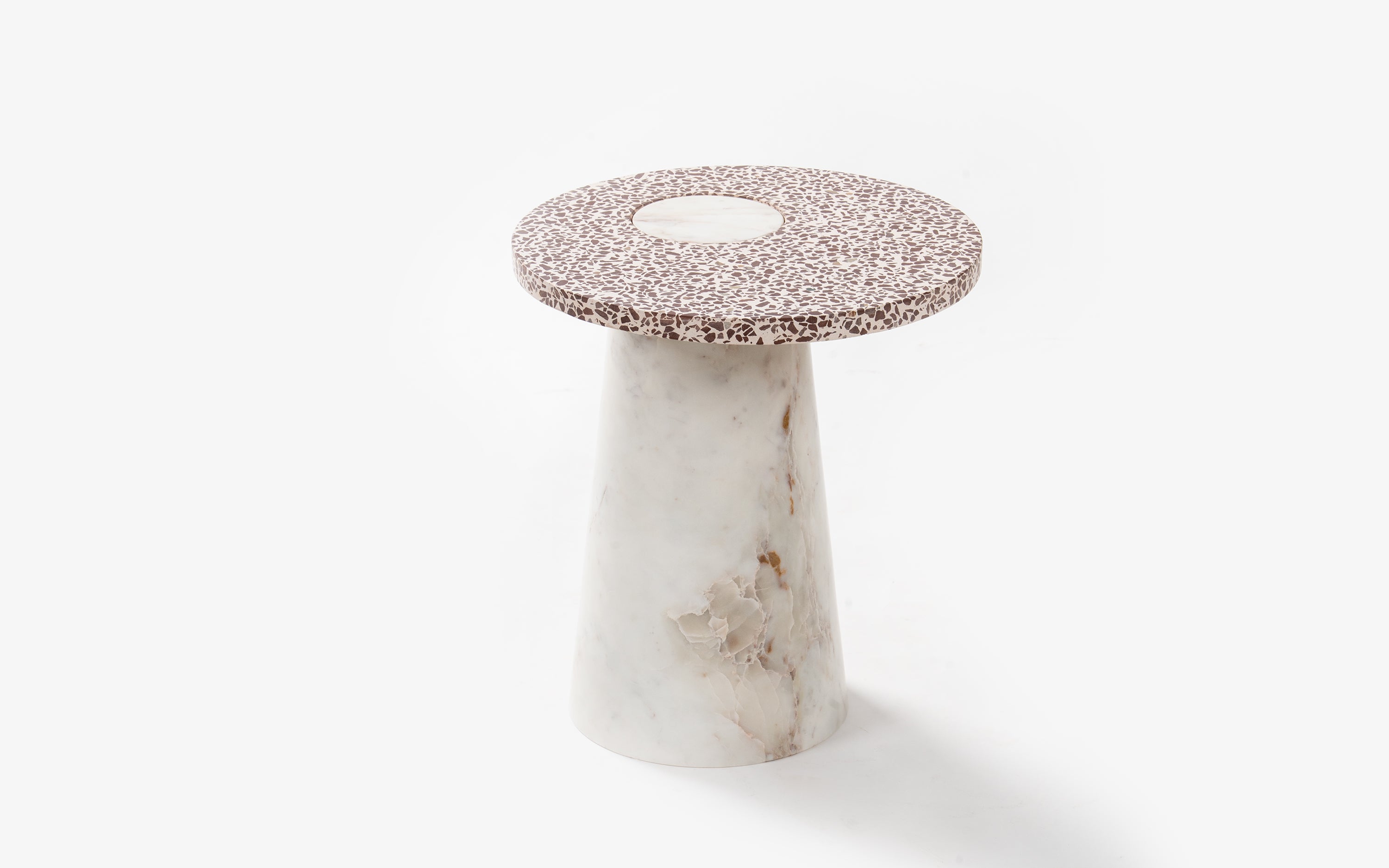 Dahlia Side Table - with white background - Orange Tree