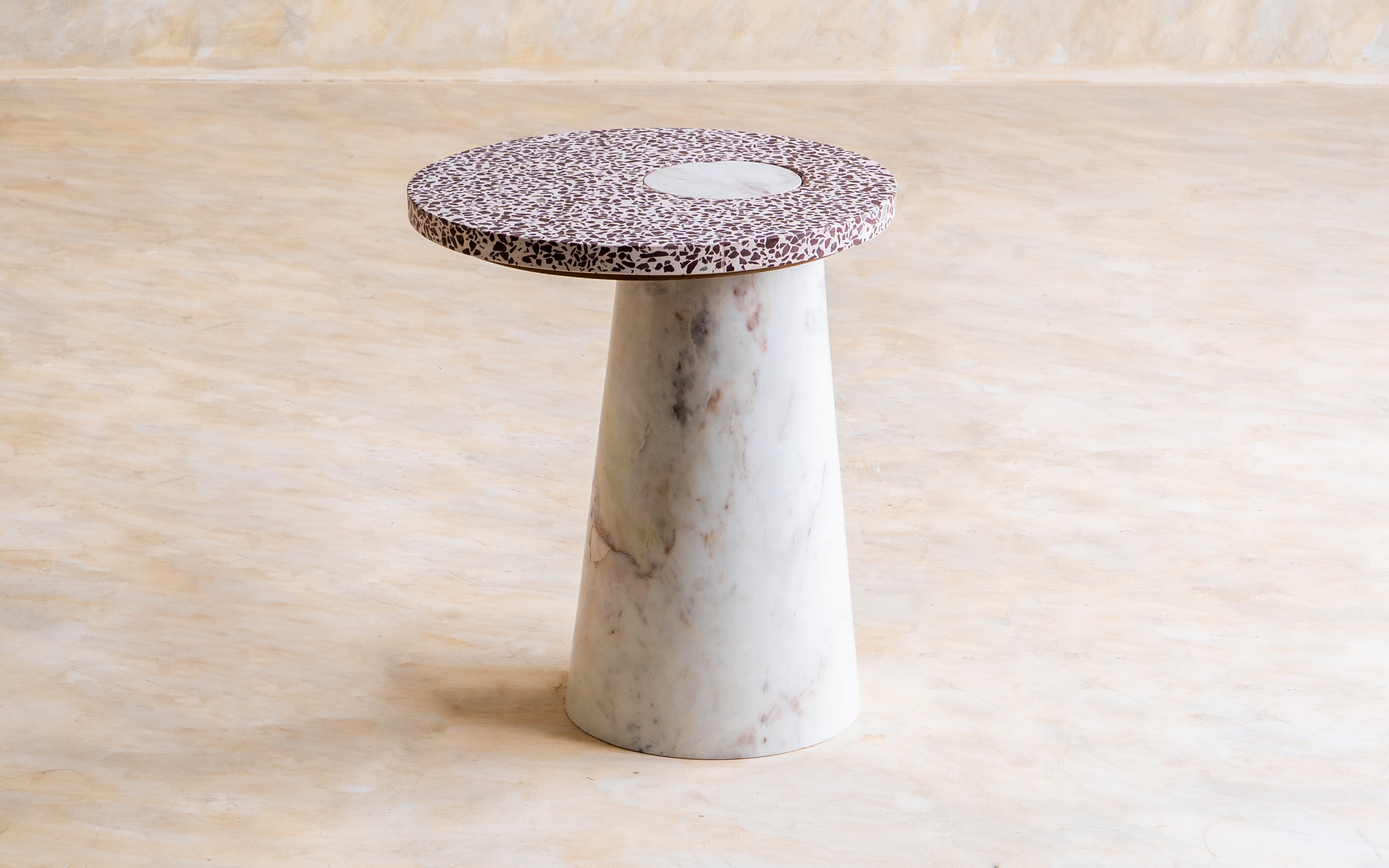 Dahlia Side Table - Close shot - Orange Tree