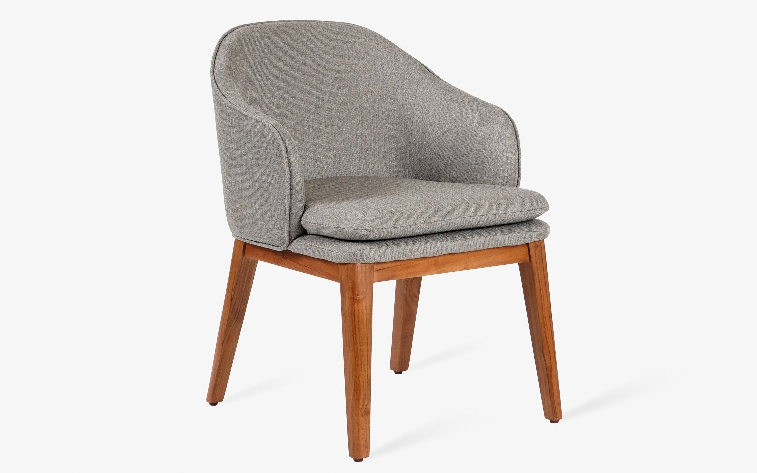 Wayne Wooden Dining Chair: Comfort & Style - with white background - Orange Tree