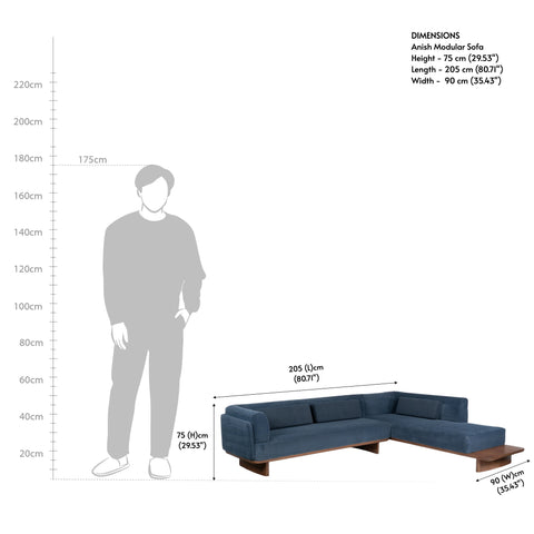 Anish Modular L-Shape Sofa