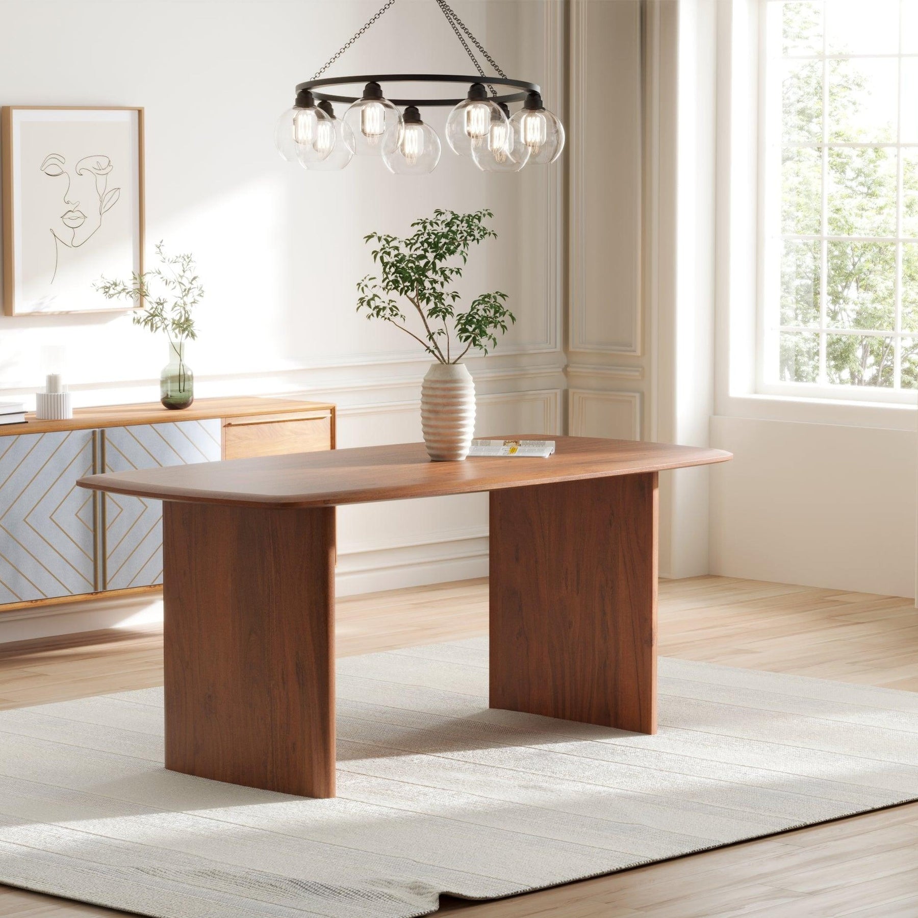 Anish Wooden Dining Table