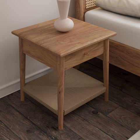 Meadow Wooden Bedside Table