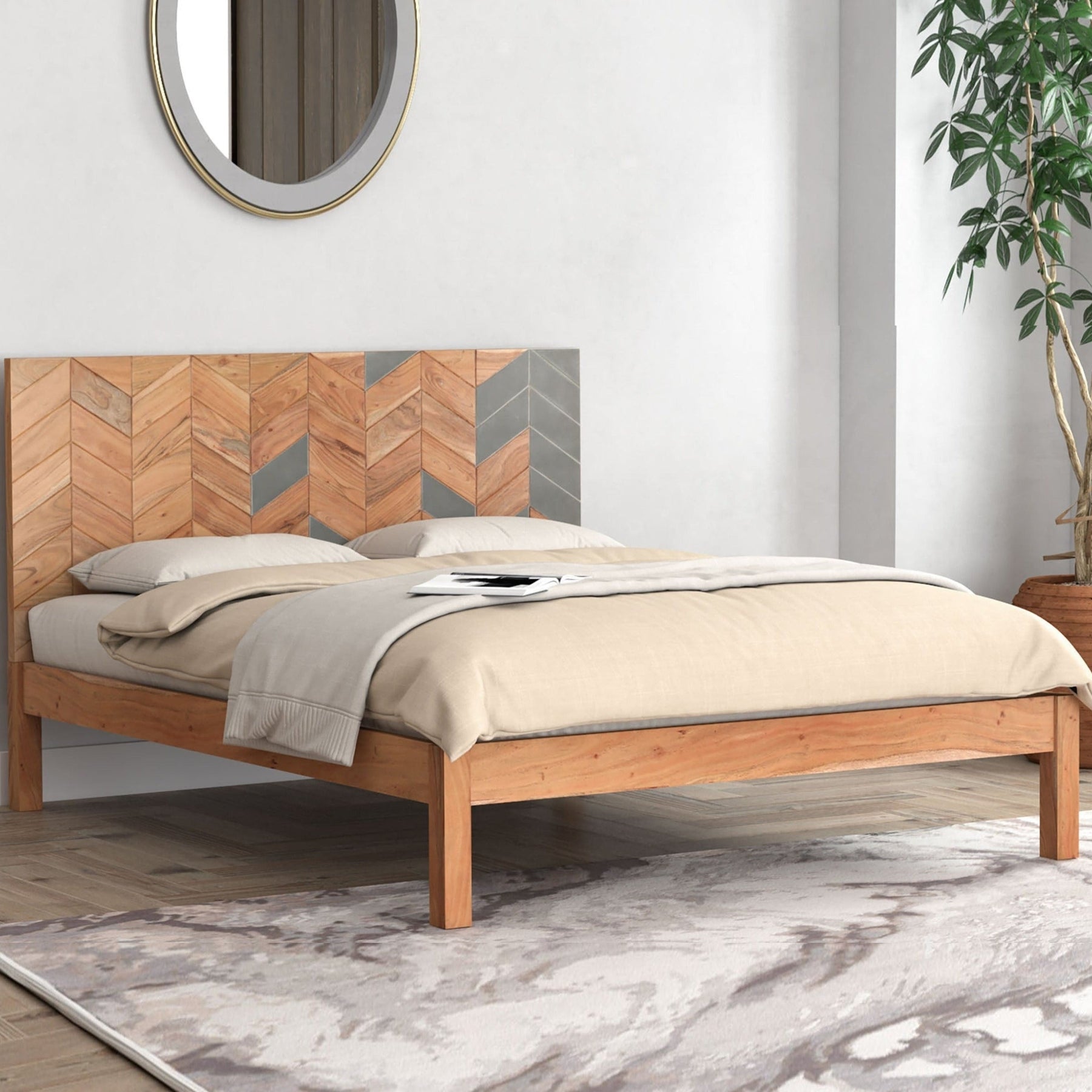 Mazi Queen Non Storage Bed
