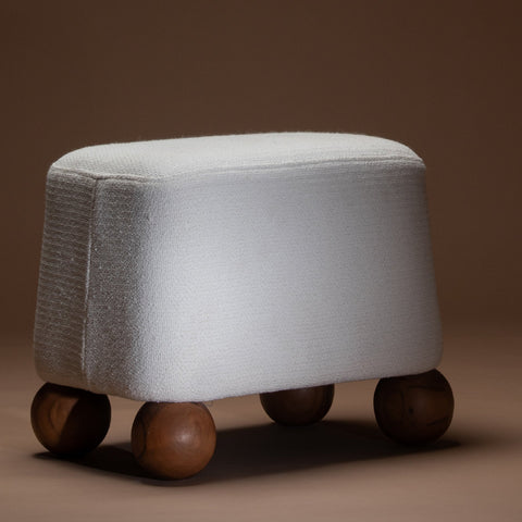 Abacus Wooden Pouf