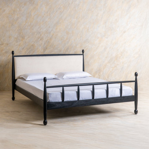 Archie Spindle Non Storage Bed (King, Queen)